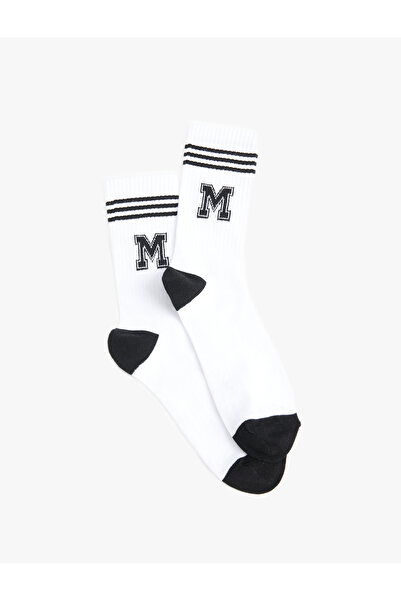 Koton Letter Patterned College Socks