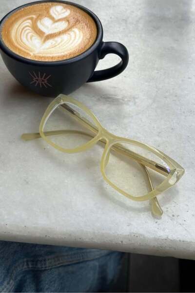 BluePepper Cateye Blue Light Filter Glasses Blueblock with Cat Eye Corner, Op...