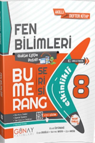 Günay Yayınları 8. Sınıf LGS Fen Bilimleri Bumerang Etkinlikli Kitap 2026