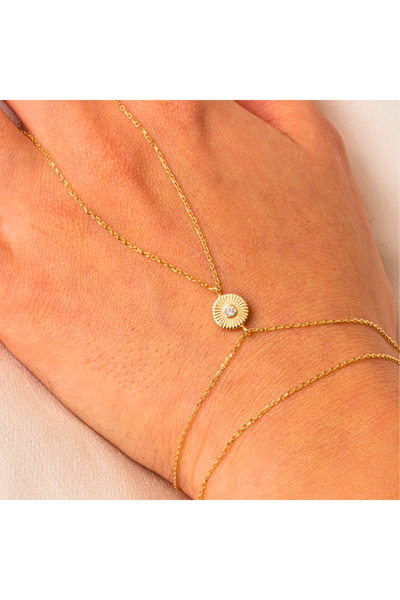 FasekGold Gümüş Şahmeran - 925 Ayar Gümüş 0.10 Karat Güneş Işıltı Model Şahmeran