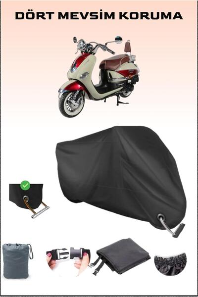 Breen قماش القنب الأسود Arora Ar 150t-n2 للدراجات النارية المتوافق مع قفل الح...