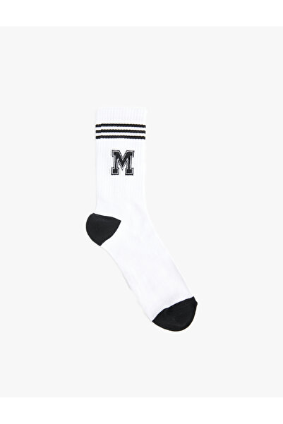 Koton Letter Patterned College Socks