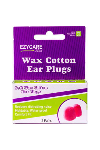 EZYCARE PLUS سدادة أذن من القطن والشمع 241