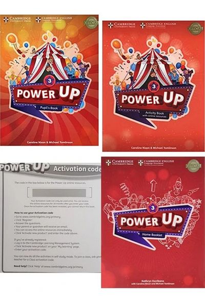 Cambridge Publishing Cambridge Power up 3 - Kids Book + Activity Booklet and Home Booklet with Online Scroll