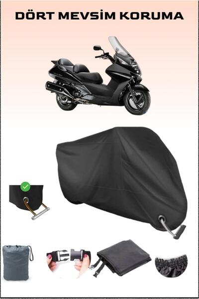 Breen قفل أسود لدراجة نارية Honda Fjs 400 Silverwing متوافق مع القماش المشمع،...