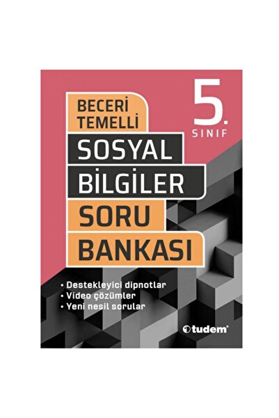 Tudem Yayınları TUDEM 5 SOSYAL BİLGİLER BECERİ TEMELLİ SORU BANKASI