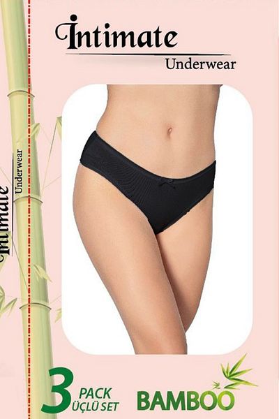 DK İÇ GİYİM Women's Bamboo Panties Set of 3