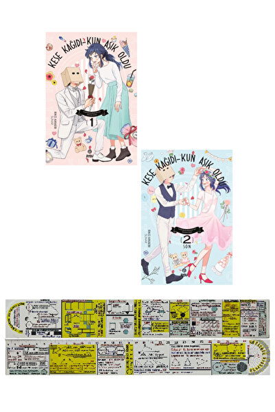 Alfa Yayınları Kese Kağıdı-Kun Aşık Oldu 1-2. Ciltler Manga Seti + Mat. Öğret...