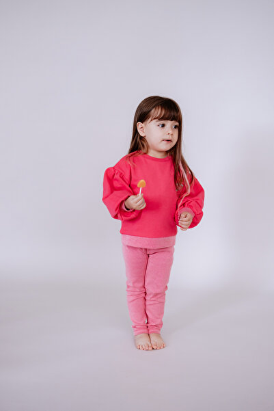 Atelier Babbi 100% Cotton Rita Tracksuit Set - Fuchsia/Pink