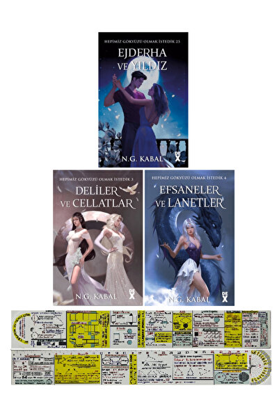 Dex HGOİ 2.5-3-4. Kitaplar 3'lü Set -Ejderha ve Yıldız-Deliler ve Cellatlar-E...