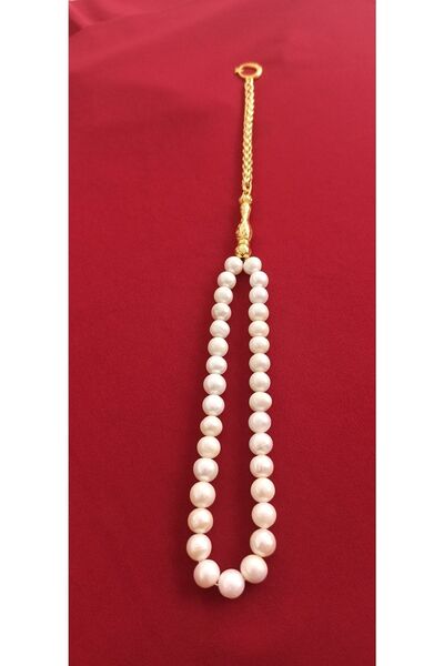 bayir silver Inci Tesbih Doğal Inci Tesbih/tesbih/tesbihler/altın Kaplama Püs...