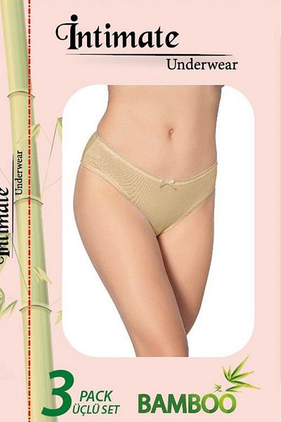 DK İÇ GİYİM Women's Bamboo Panties Set of 3