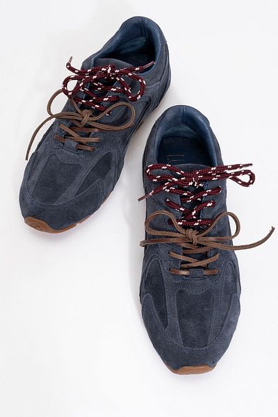 LuviShoes Pantofi sport de damă SERENA bleumarin din piele naturală
