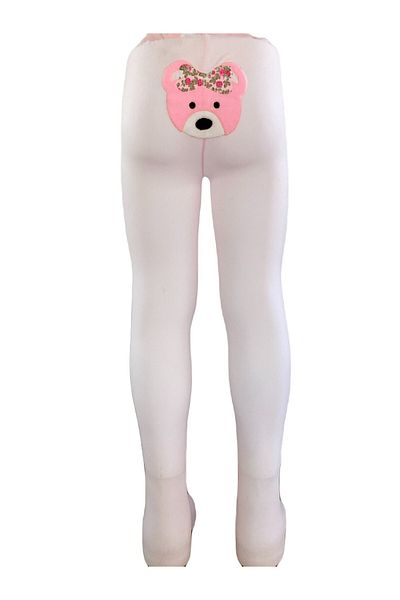 Dore Çorap 3D Patterned Micro Baby Pantyhose with Butt - Teddy Bear