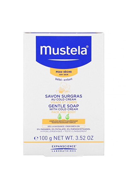 Mustela صابون لطيف مع كريم بارد للأطفال 100 جرام