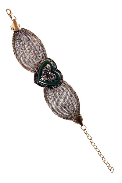 Rouge Wicker Heart Authentic Women's Bracelet