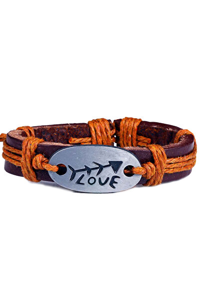 Rouge سوار من الجلد للجنسين برباط من Love Read