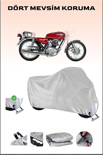 Breen Kuba Cheetah 170F - مشمع دراجة نارية آمن ومقاوم للماء متوافق مع القفل