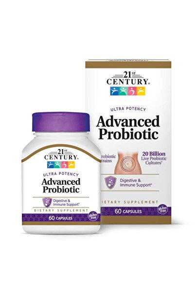 21st Century كبسولات بروبيوتيك متقدمة 60 كبسولة