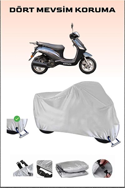 Breen Kanuni Wiki 125i - Lock Compatible, Safe and Waterproof Motorcycle Tarp...