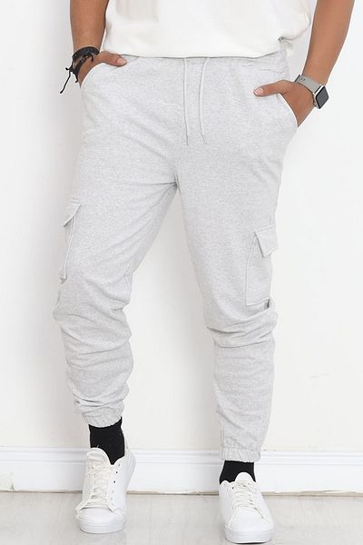 Moka Shopin Ανδρικά γκρι φούτερ - Cargo Pockets, MokaShopin 18711.1250