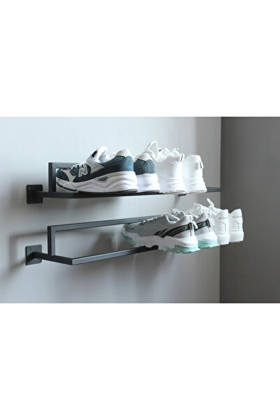 AJU Metal Ayakkabı Rafı Duvara Monte Ayakkabılık Modern Şık Tasarım Özel Ayak...