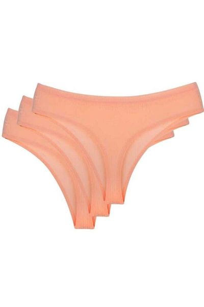 armonika Γυναικεία εσώρουχα Yavruağzı Cotton Lycra Thong String 3 Pack ARM-25K 200004