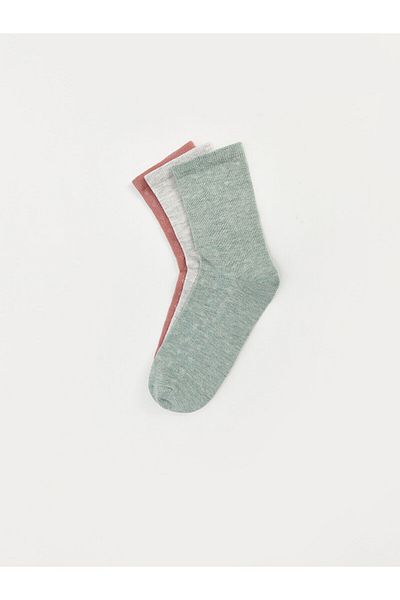 LC Waikiki Lcwk Patterned Women's Socks 3 Pack