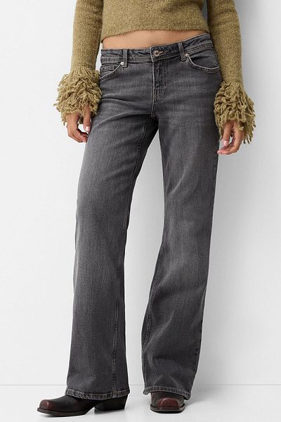 Bershka Low waist boot-cut jeans