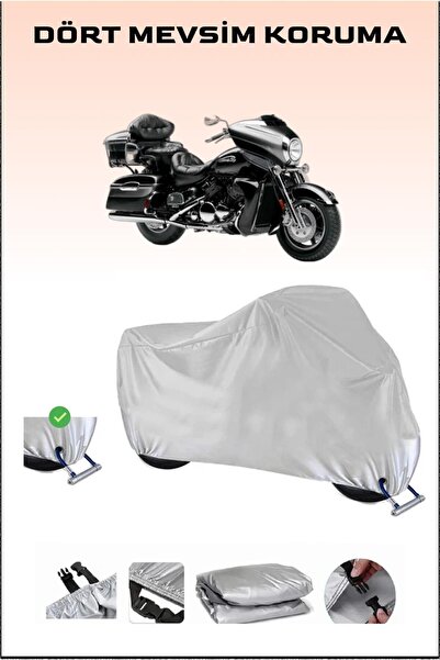 Breen Yamaha Venture Royal - مشمع دراجة نارية آمن ومقاوم للماء ومتوافق مع القفل