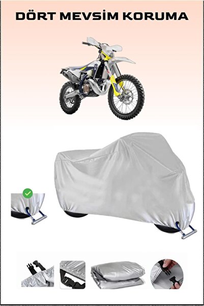 Breen Husqvarna TE 300i - مشمع دراجة نارية آمن ومقاوم للماء متوافق مع القفل