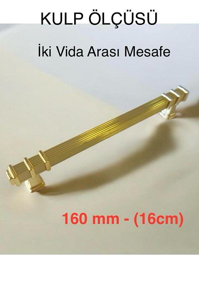 Porcellana Perla (16cm)- Gold-Metal Aluminum Kulb Cabinet Drawer Furniture Kitchen Bathroom Handle Handle Pipe Handle-Stk3324