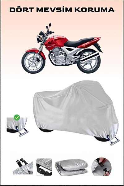 Breen Honda CBX 250 Twister - مشمع دراجة نارية آمن ومقاوم للماء متوافق مع القفل