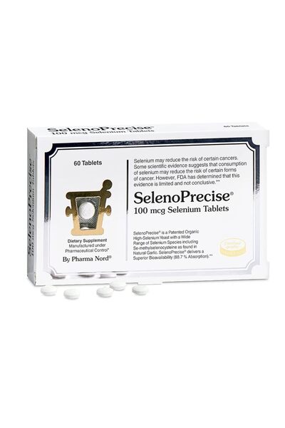 Pharma Nord Seleno Precise Guaranteed 88.7% Absorption Supplement, 100 Tablets
