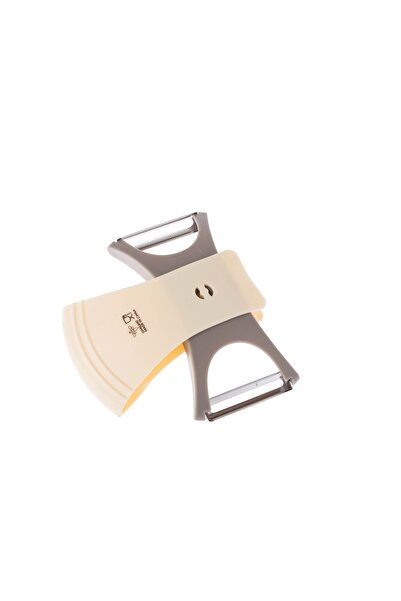 Dania مقشرة خضروات مزدوجة باللون البيج