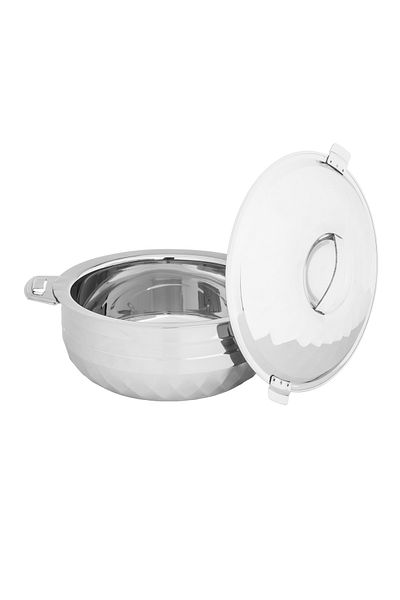 crysto Set of stainless steel containers, 3 pieces, 1000 ml + 1500 ml + 2500 ml