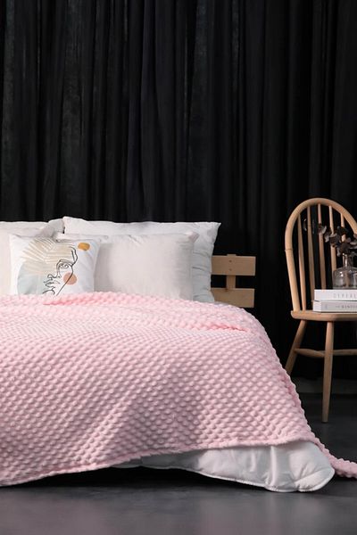 MİNK Mink Bud Double Blanket - Powder