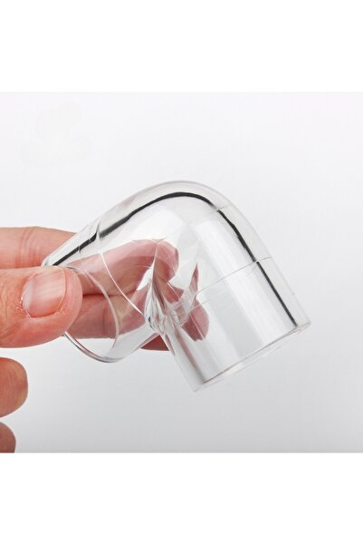 ipeksi pleksi AKRİLİK ŞEFFAF DİRSEK PLEKSİ BORU BAĞLANTI EKİPMANI 20MM İÇ ÇAP 90 DERECE