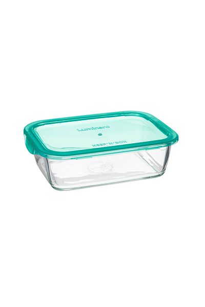 Luminarc Heat resistant glass food container with plastic cover