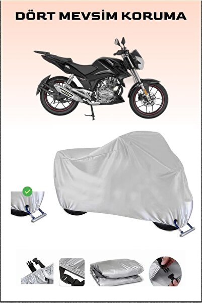 Breen Mondial 150 Z-ONE - مشمع دراجة نارية آمن ومقاوم للماء متوافق مع القفل