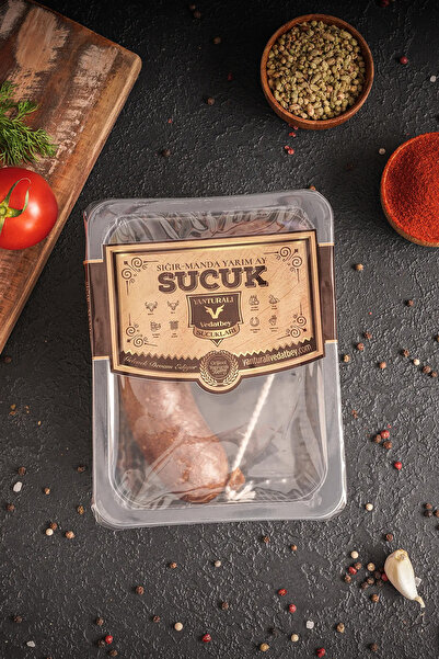 YANTURALI VEDATBEY SUCUKLARI SIĞIR-MANDA YARIM AY SUCUK T-250G * 2 ADET
