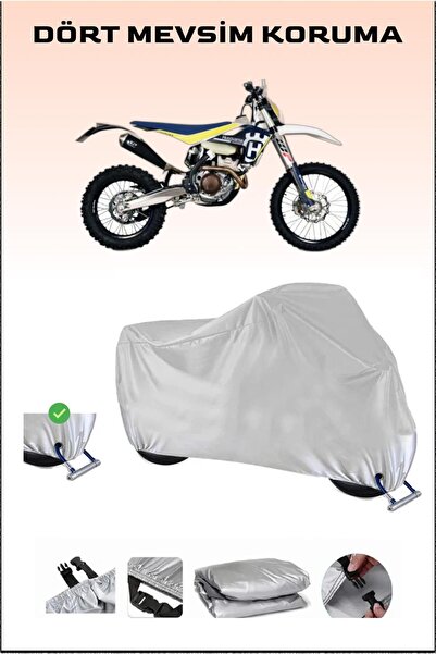 Breen Husqvarna FE 350 - مشمع دراجة نارية آمن ومقاوم للماء متوافق مع القفل