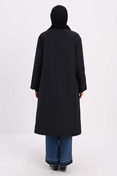 ALLDAY Siyah-V YAKA ŞİŞME GİY ÇIK