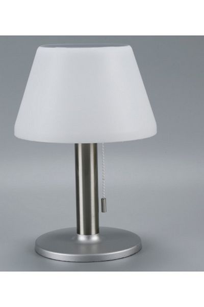 micasa Elegant Stainless Steel Precision Solar Table Lamp