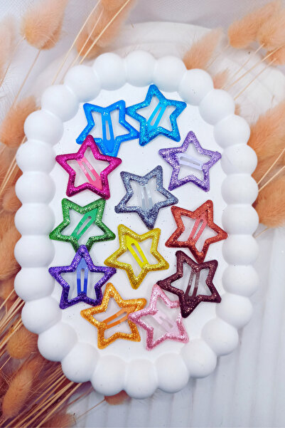 Nisankids Κούμπωμα Glitter Star Snap 12 Τεμάχια
