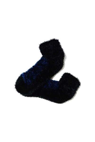 ENEFENDİ Șosete termice Cizme de iarnă cu blană, elegante, confortabile, bleumarin, negru, șosete pentru petrecere acasă