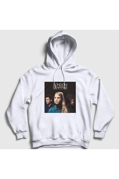 Presmono Φούτερ με κουκούλα Unisex White Truth Music London Grammar 515133 ττ