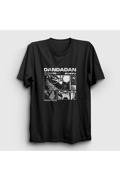 Presmono Anime Dandadan Unisex Μαύρο T-Shirt - 513170 ττ