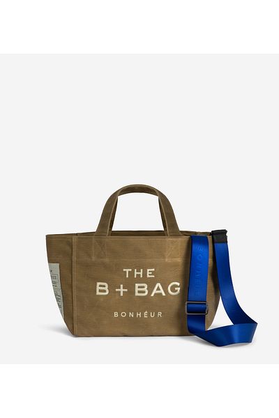 Bonheur Canvas Honey Mustard Small Tote Bag