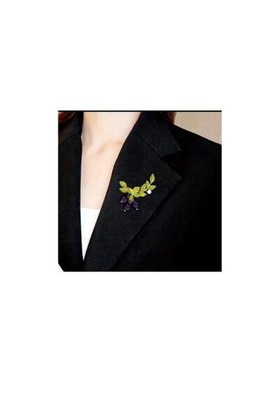 Zeytin şeklinde Broş
